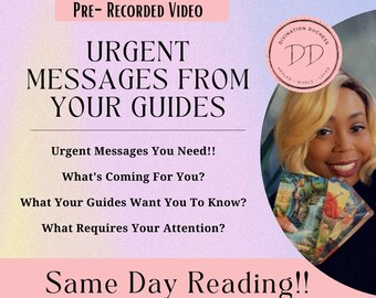 Urgent Tarot Reading: Same Day Video - Love, Finance, Career