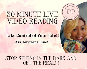 30 Minute Live Tarot Reading: Personalized Guidance