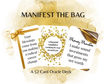 Manifest The Bag Oracle Deck: 52 Card Finance Deck (Printable)