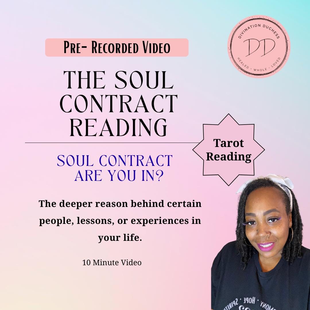 The Soul Contract Reading – 10 Minute Tarot & Intuitive Video Reading ...