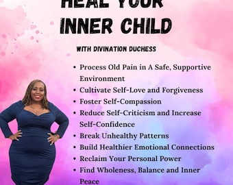 Live Coaching Sessions Via Zoom: Heal Your Inner Child - 4 Weeks