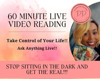 60 Minute Live Tarot Video Reading - Same Day