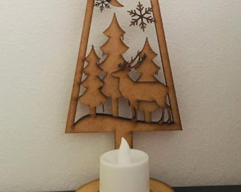 Kerst ornament, Gelaagd hout ornament, Laser gesneden vijl, SVG Gesneden bestand, Laser gesneden vijlen, Lasersnijden, Lasergraveren, Kerst 2020