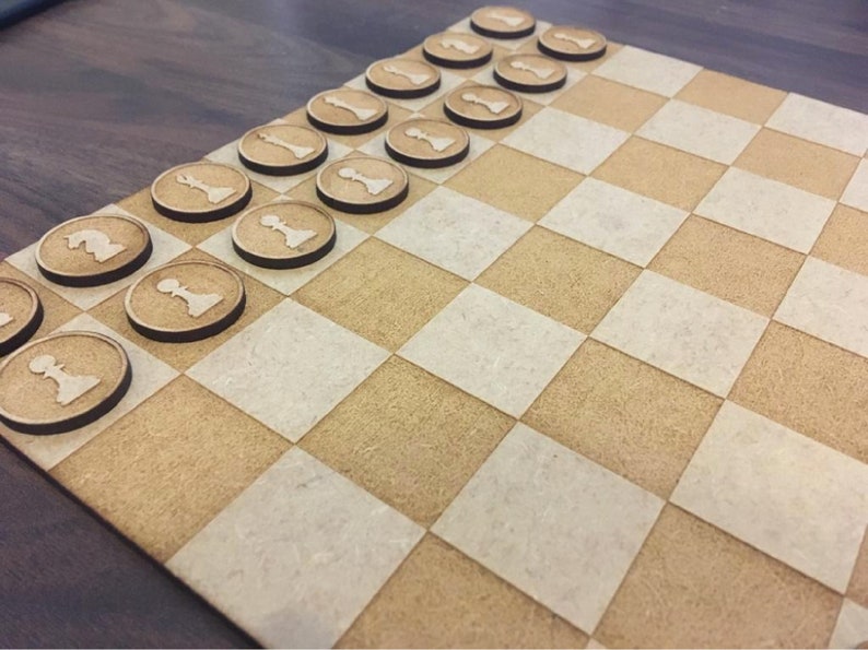 Chess Set Laser Cut Files Laser Tempaltes Templates SVG Etsy