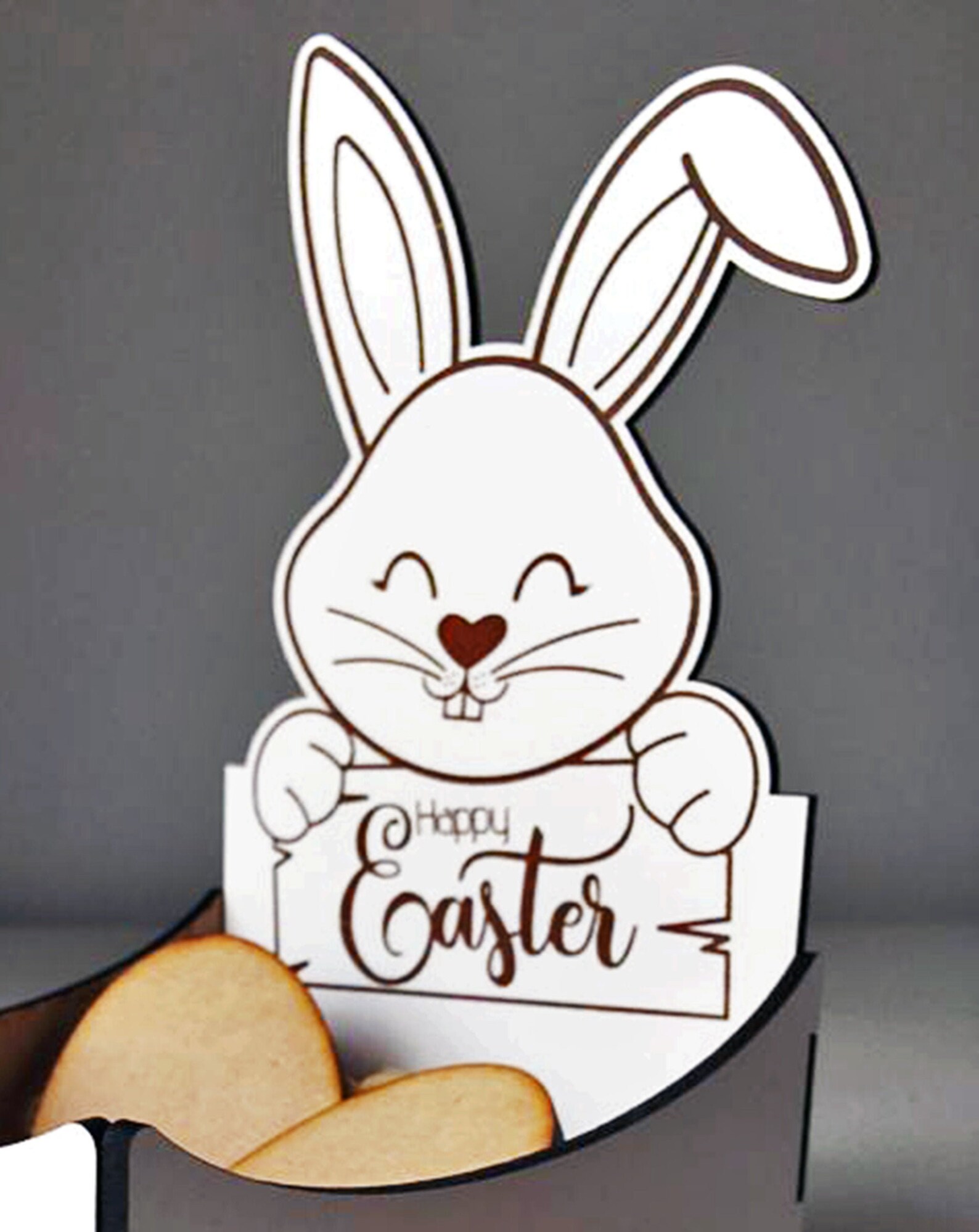 Easter Egg Basket Laser Cut File Laser Template Instant Etsy