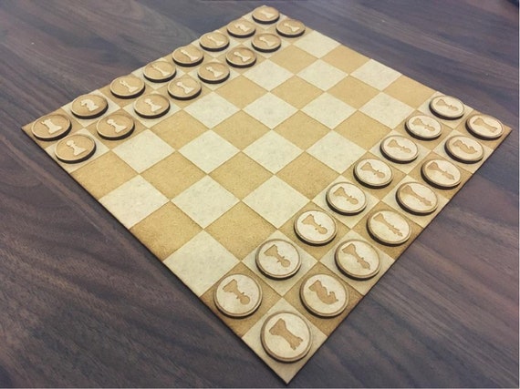 Laser Cut Chess Game SVG File Free Download 