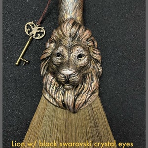 Besom/ Altar Broom/Altar Besom/Ritual Broom/Besom/Altar Decor/Broom/Whisk/Witch Broom/AltarTools/Pagan/Wiccan/WitchyThings/ Besom Lion