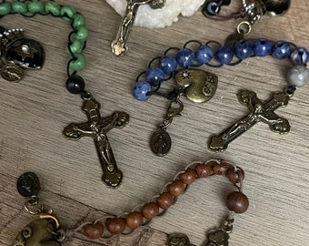 Tenner/Sacrifice Beads/Tenner Rosary/ Pocket Rosary/PrayerBeads/Chaplet