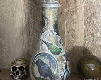 Potion Bottle/Witch Bottle/Apothecary/Spell Bottle/Moon Water Bottle/Altar Decor