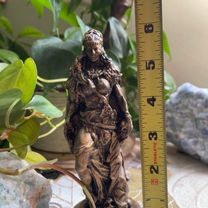 Hel/ Norse Goddess/ Dark Goddess Figurine/ Norse Goddess Hel/ Goddess Hel image 10