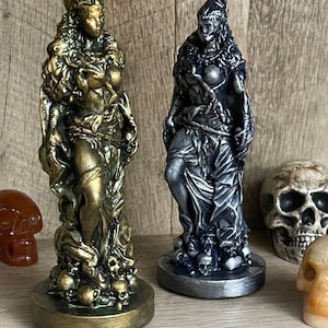 Hel/ Norse Goddess/ Dark Goddess Figurine/ Norse Goddess Hel/ Goddess Hel image 2
