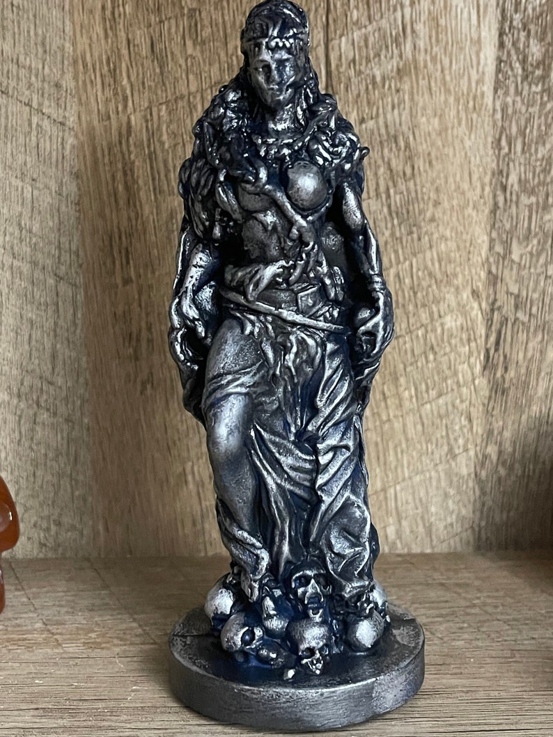 Hel/ Norse Goddess/ Dark Goddess Figurine/ Norse Goddess Hel/ Goddess Hel image 3