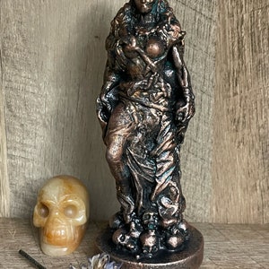 Hel/ Norse Goddess/ Dark Goddess Figurine/ Norse Goddess Hel/ Goddess Hel image 9