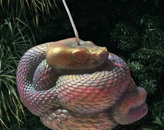 Snake Candle/Coiled Snake Candle/Rattlesnake Candle