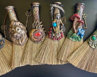 Besom/ Altar Broom/Altar Besom/Ritual Broom/Besom/Altar Decor/Broom/Whisk/Witch Broom/AltarTools/Pagan/Wiccan/WitchyThings/ Besom