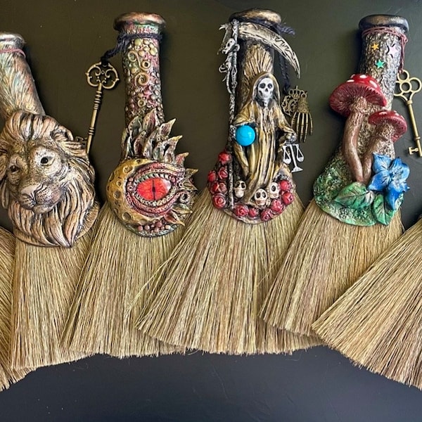 Besom/ Altar Broom/Altar Besom/Ritual Broom/Besom/Altar Decor/Broom/Whisk/Witch Broom/AltarTools/Pagan/Wiccan/WitchyThings/ Besom