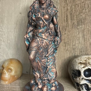 Hel/ Norse Goddess/ Dark Goddess Figurine/ Norse Goddess Hel/ Goddess Hel image 5