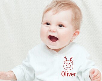 personalised baby pyjamas