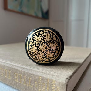 Small Hand Painted Paper Mache Keepsake Box