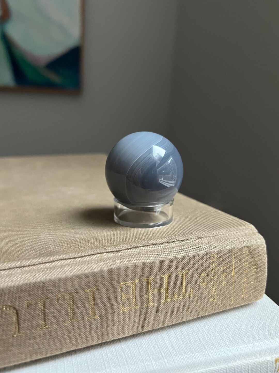 Small Blue Lace Agate Sphere ( D1.7" ) - Etsy
