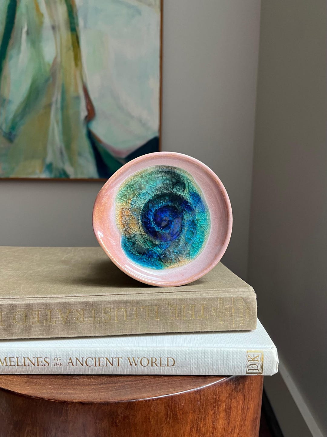 Handcrafted Abstract Spoon Rest ( D5