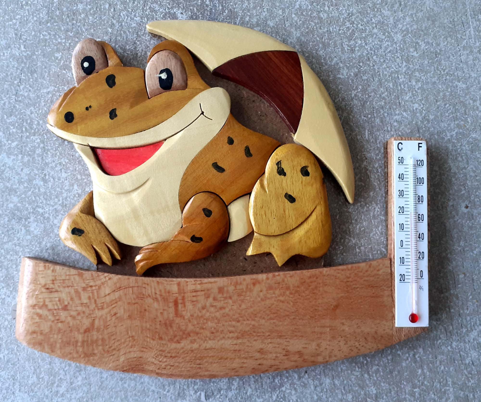 Plaque Décoration avec Thermomètre Personnalisation Offerte