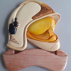 Customizable Firefighter Helmet with Personalized Nameplate - Unique Fire Station Decoration Your Name Free 10 Letters