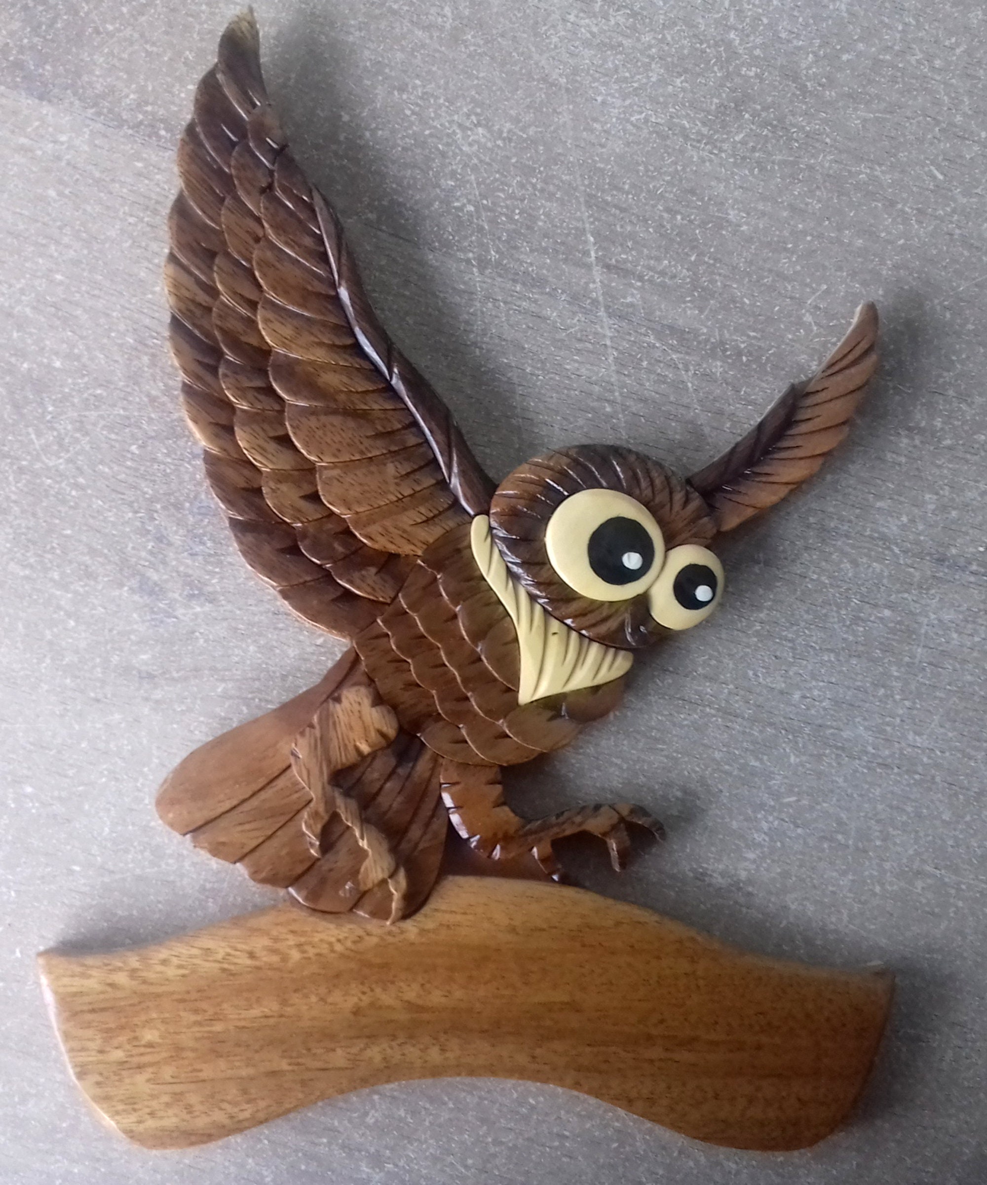 Plaque de Porte La Chouette en Bois Personnalisable