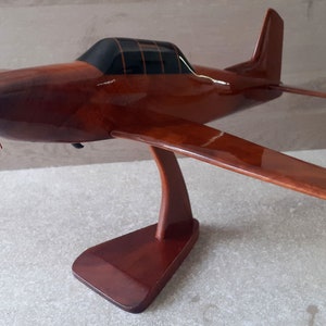 wooden model of the American T34 aircraft