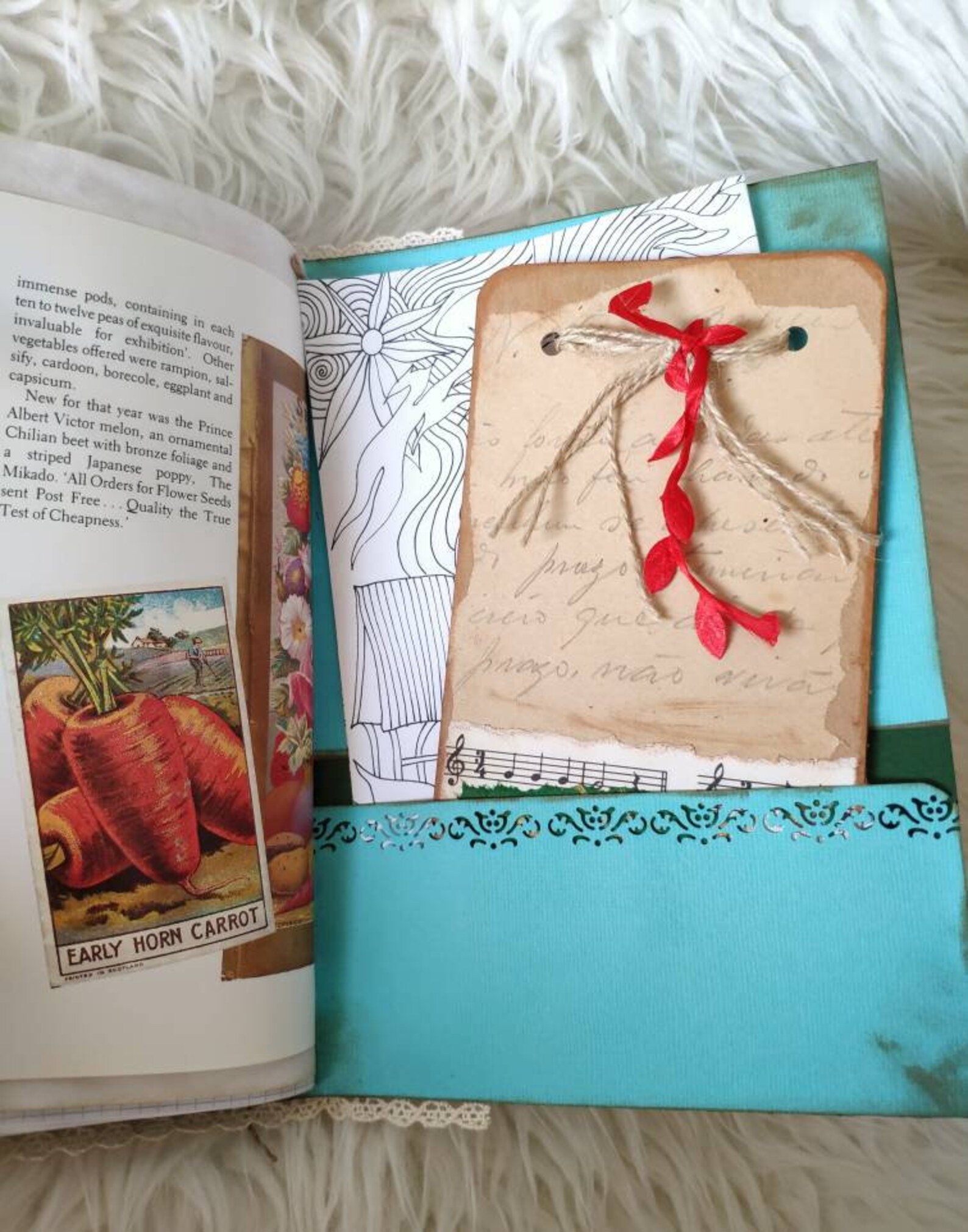 Handmade Junk Journal for Sale Notebook Fabric Writing Etsy