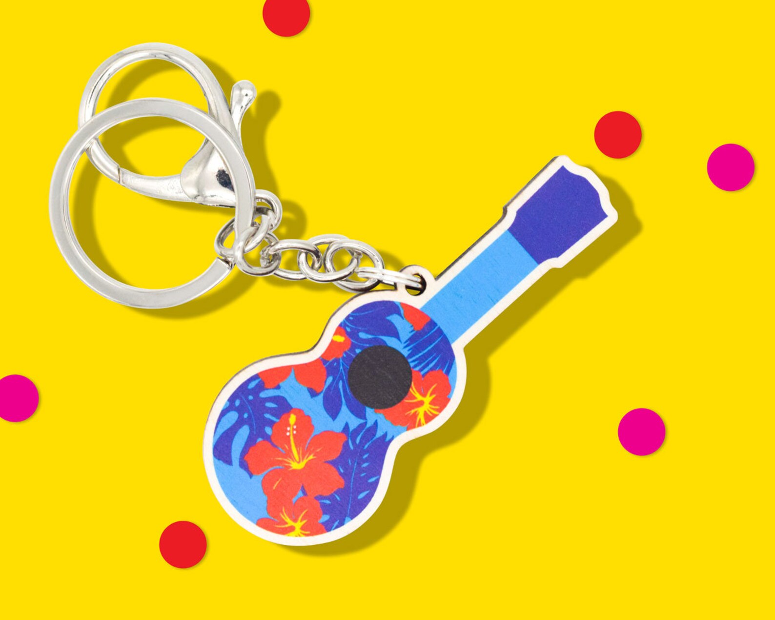 Ukulele keyring Uke player birthday gift Musician New Etsy