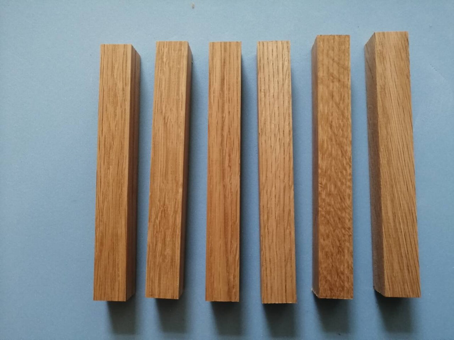 Wood turning pen blanks 6 pieces hard wood Etsy