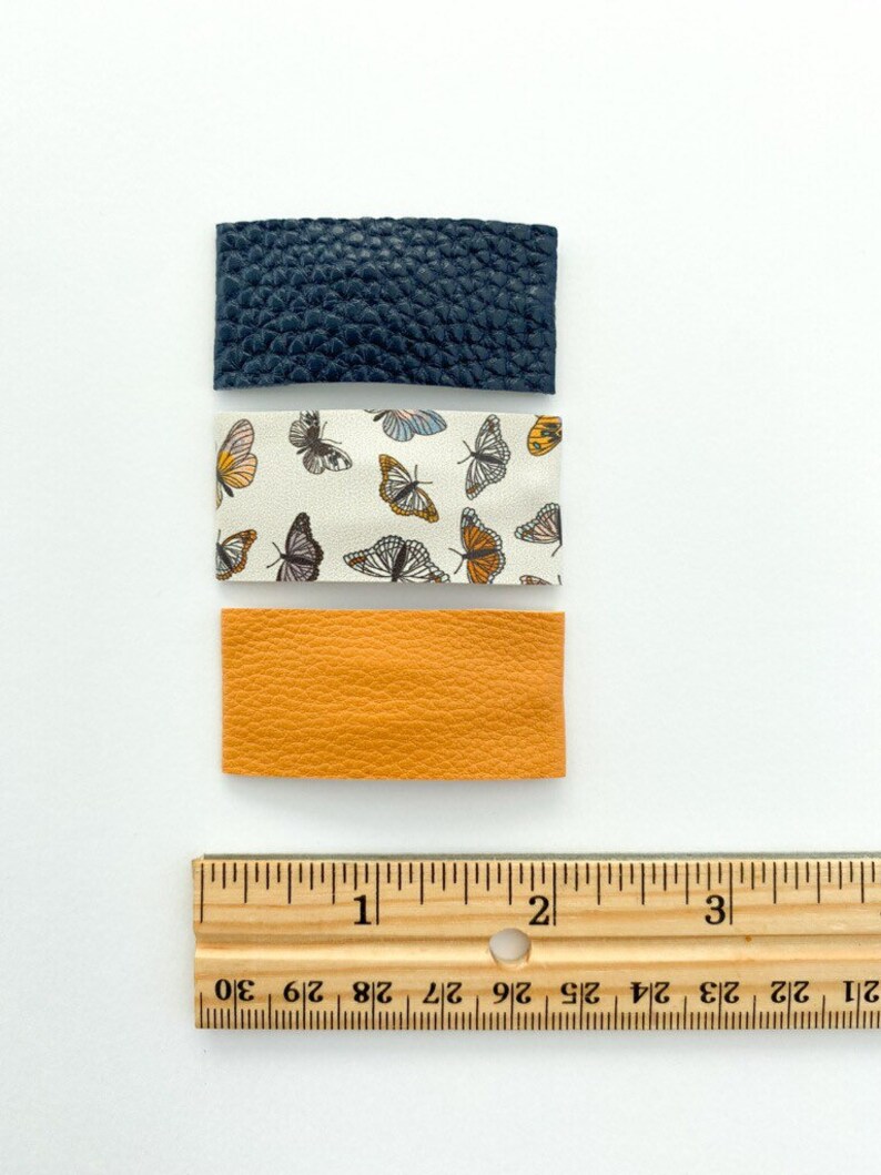 Fall Butterfly Snap Clip Set - Fall Autumn Navy Blue Hair Clips for ...