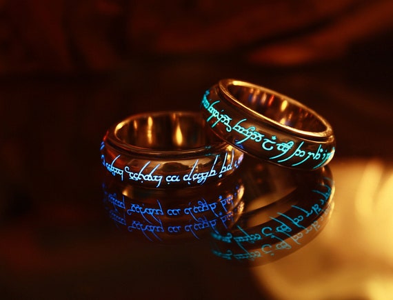 Lord Of The Rings Ring Glow In The Dark, Shadow Of War Jewelry