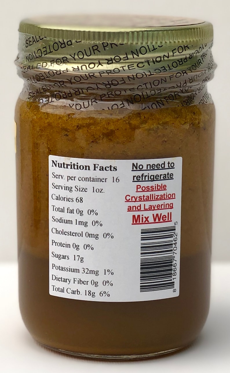 Ginger Turmeric Honey Bomb 16oz. Etsy