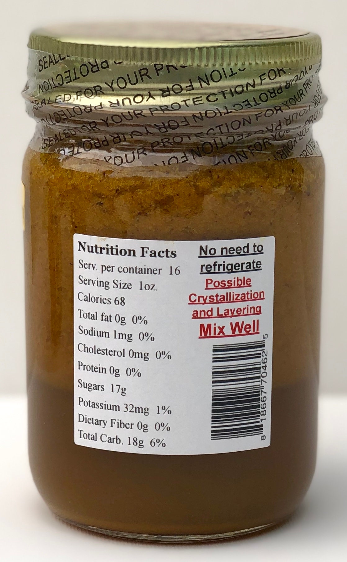 Ginger Turmeric Honey Bomb 16oz. Etsy