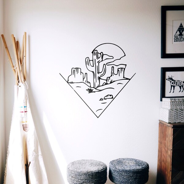 Desert Wall Mural - Etsy