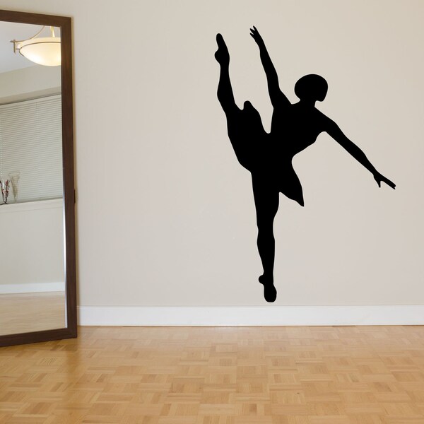 Ballerina Silhouette Dance Wall Sticker Car Vinyl Decal Mural Art Decor KMK31