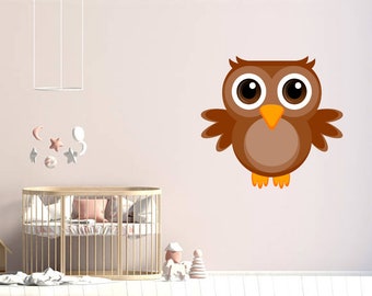 Owl Bird Cute Nursery Kids Room Car Wall Sticker Vinyl Decal Mural Art Decor LP7355