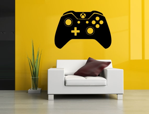Vinyl Wall Decal Gamer Vs Joystick Video Game Play Room Stickers