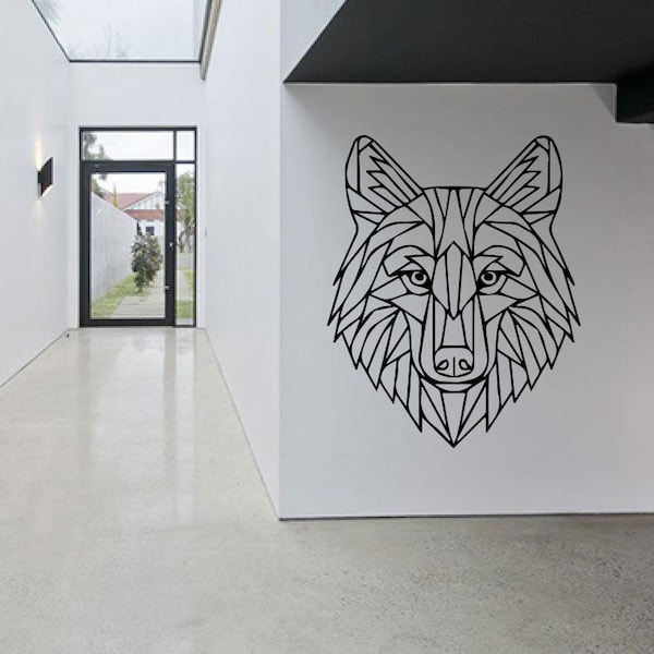 Wolf Wall Decals Etsy