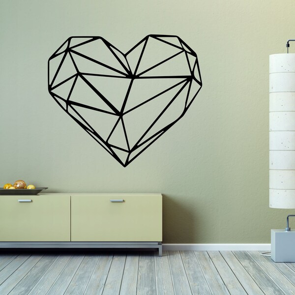 Large Heart Wall Mural Etsy