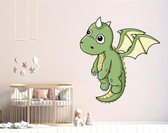 Cute Dragon Cartoon Baby Nursery Kids Room Car Wall Sticker Vinyl Decal Mural Art Decor LP7718