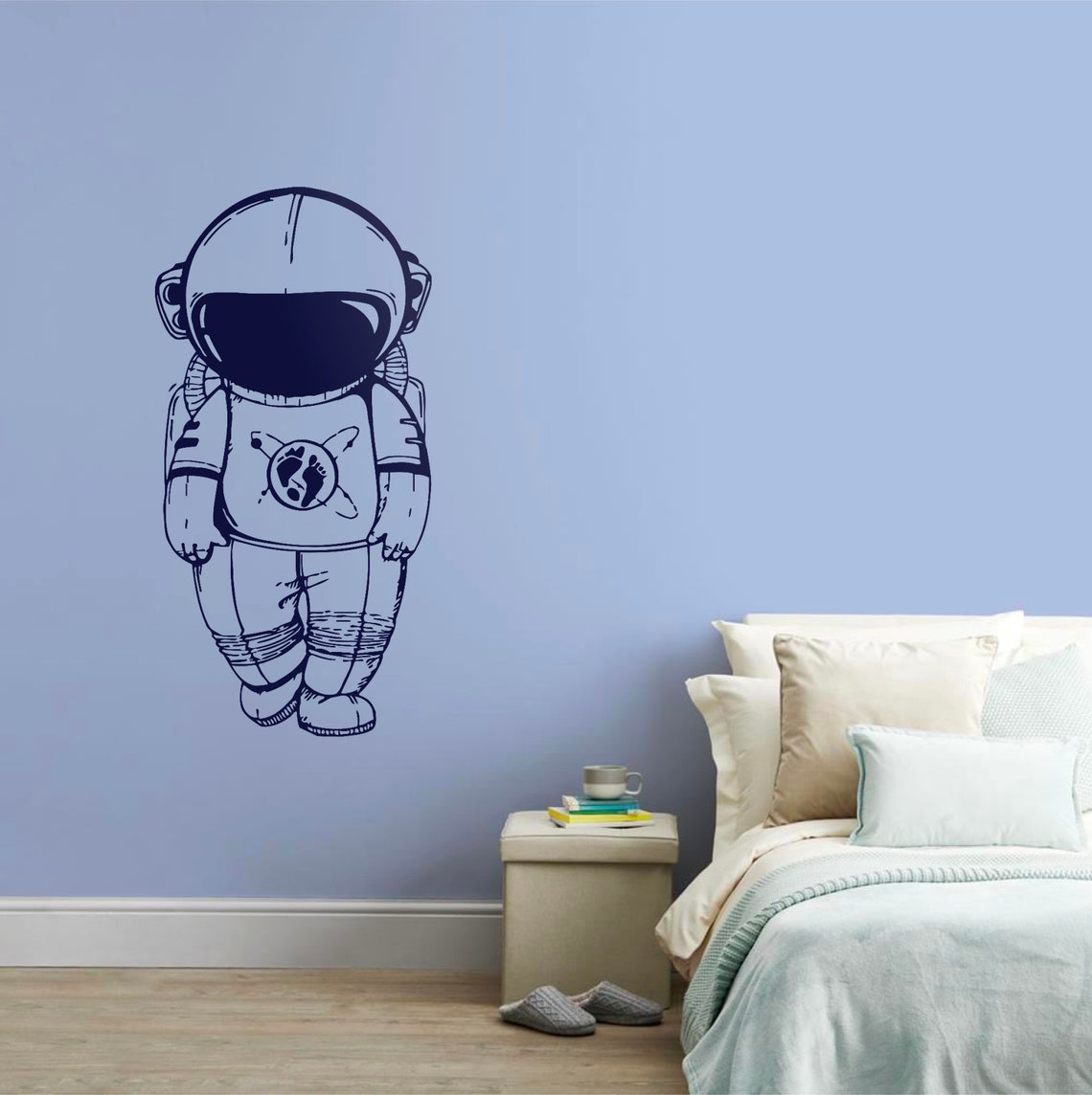 Astronaut Wall Art Cosmonaut Vinyl Decal Nursery Kids Room Etsy