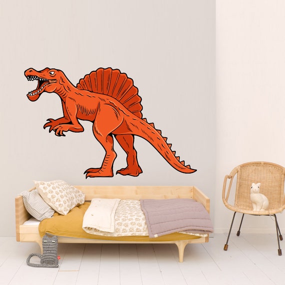 Spinosaurus Dino Dinosaur Cartoon Nursery Kids Room Car Wall - Etsy  Australia