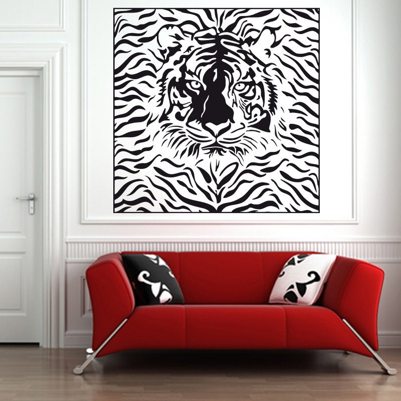 Wall Decals & Murals Home Décor Home & Living Tiger Animal Wild ...
