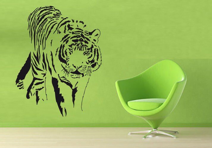 Wall Decals & Murals Home Décor Home & Living Tiger Animal Wild ...