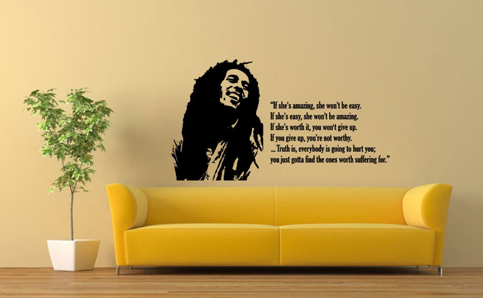 Bob Marley Quote If She