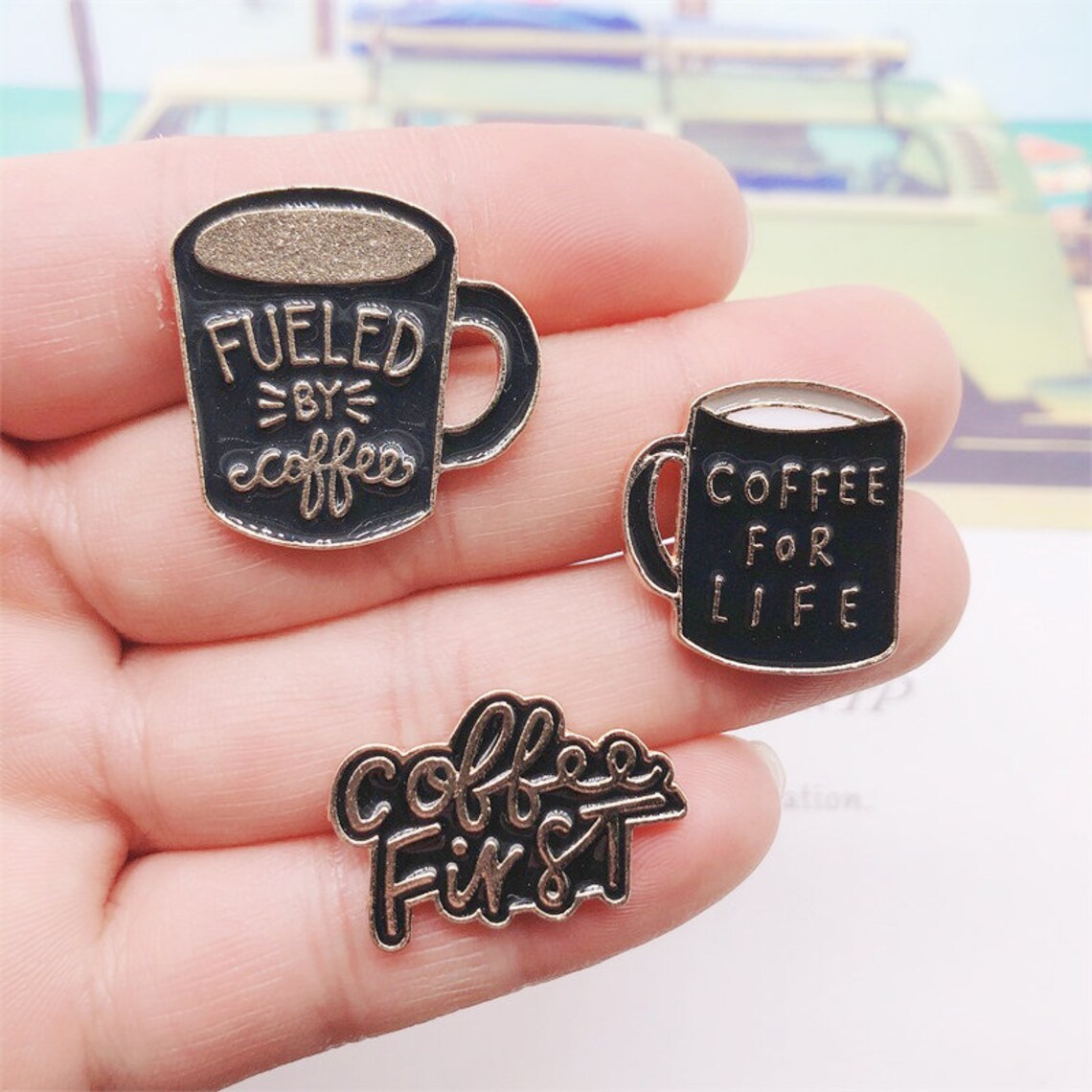 Coffee Enamel Pin-Mug Enamel Pin-Coffee Pin-Mug Pin-Quote | Etsy