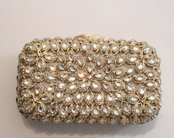 bedazzled clutch